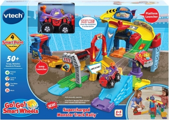 Трек Ралі вантажівок монстрів VTech Go! Go! Smart Wheels Supercharged Monster Truck Rally 