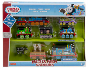 Набір із 6 потягів Томас і Друзі Ферма Thomas & Friends Around the Farm Engine