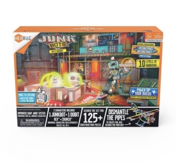 Іграшки з сміття роботи Джанк Ботс  Притулок преподобного Junk Bots Hexbug Rev's Hideout 