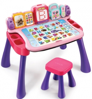  Ігровий розвиваючий центр стіл парта мольберт VTech Explore And Write Activity Desk Pink