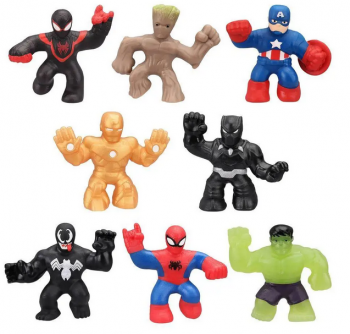 Фігурки тягнучка стретч антистрес Марвел Гуджитсу Heroes of Goo Jit Zu  Marvel Minis 
