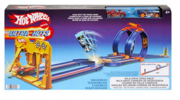 Трек Хот Вілс  Драг рейс Hot Wheels Ultra Hots Wild Drive Drag Race 