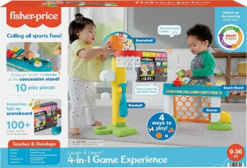 Інтерактивний розвиваючий спортивний центр 4в1 Фішер Прайс  Fisher-Price Game Sports Activity Center