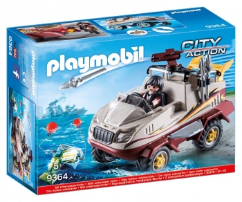 Playmobil 9364 Amphibious Truck Плеймобіл Машина амфибия Пусковой механизм+