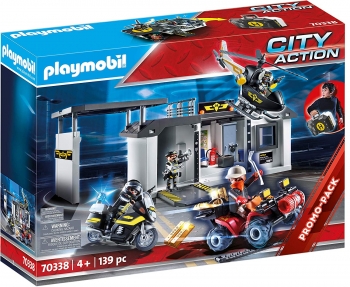 Плеймобіл Переносная Штаб-квартира команды спецназа  Playmobil 70338 Take Along Tactical Unit Headquarters +