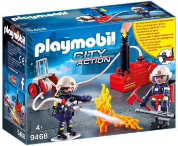 Плеймобіл Playmobil 9468 Пожарная команда Firefighters with Water Pump 