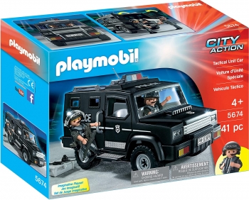 Плеймобіл Playmobil 5674 Тактическая полицейская машина Tactical Unit Car +