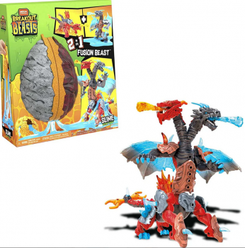 Велике яйце спрприз дикі звірі слайм Дракон конструктор 2в1 Mega Construx Breakout Beasts Slime