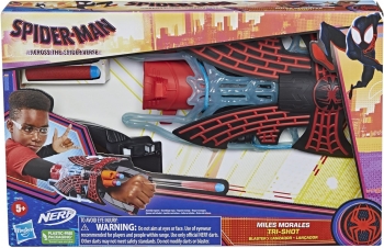 Бластер Нерф Рукавичка Людина Павук Майлз Моралес Spider-Man Miles Morales Tri-Shot NERF Blaster