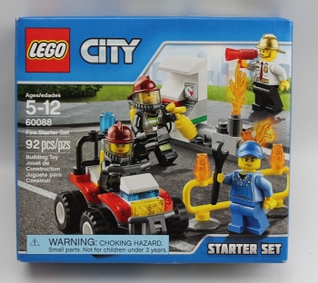  Лего Сіті Пожежна стартовий набір  LEGO City Fire Starter Set 60088