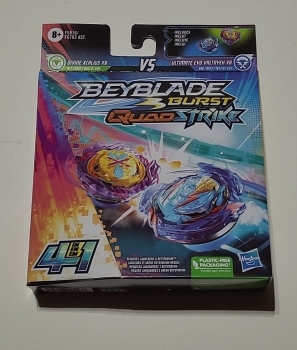 Набір Бейблейд КвадСтрайк Beyblade Burst QuadStrike Ultimate Evo Valtryek V8 & Divine Xcalius X8 Dual 
