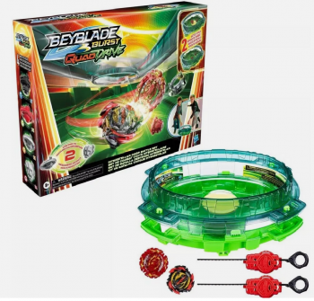 Набір арена і 2 Бейблейд з пускачами Beyblade Burst QuadDrive Interstellar Drop Stadium Battle 