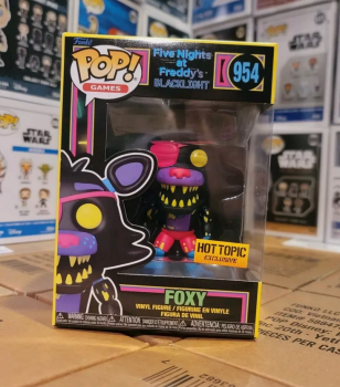 Фігурка фанко поп Фоксі Funko POP П'ять ночей з Фредді Five Nights at Freddy's Foxy 954 Black Light