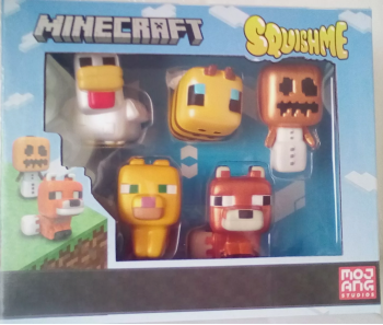 Набор сюрприз Майнкрафт Сквіш Minecraft SquishMe 5шт