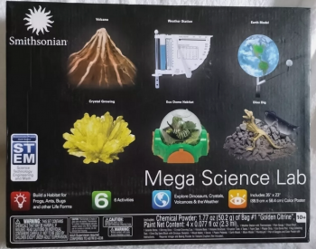Набір молодого дослідника експериментатора  лабараторія  Mega Science Lab Smithsonian 