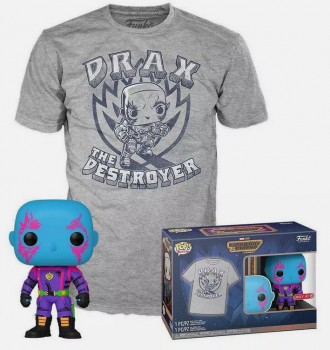Фігурка і футболка , розмір XL Funko POP! Guardians of the Galaxy Drax & Tee