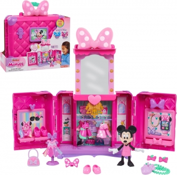 Дісней Салон краси чемоданчик  Мінні Маус Minnie Mouse Sweet Reveals Glam & Glow Playset