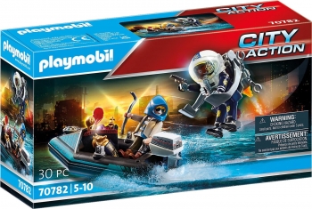 Конструктор Плеймобіл Playmobil 70782 Police Jet Boat ПОЛІЦЕЙСЬКИЙ РЕАКТИВНИЙ РАНЕЦЬ