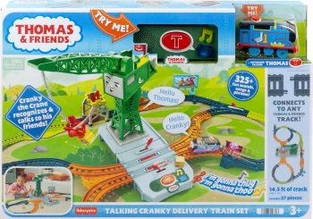 Залізниця Кран Томас і друзі Thomas & Friends Train Talking Cranky Delivery