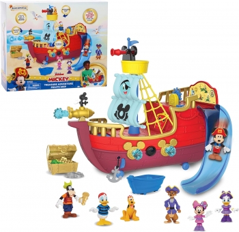 Ігровий набір Дісней Мікі маус Піратський корабль Junior Mickey Mouse Funhouse Treasure Adventure Pirate Ship  