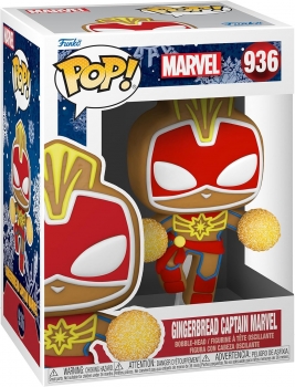 Фігурка Фанко Поп Funko Pop! Marvel: Gingerbread Captain Marvel 936 50661