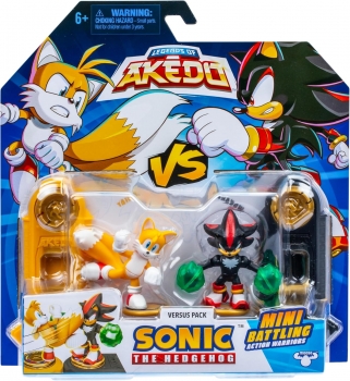 Ігровий набір бійця Акедо Сонік Тейлз та Їжак Шедоу AKEDO Sonic The Hedgehog Tails and Shadow 