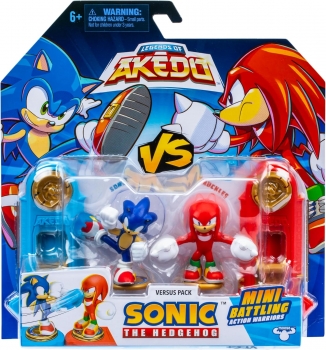 Ігровий набір бійця Акедо Сонік Їжак Єхидна Наклз AKEDO Sonic The Hedgehog Sonic and Knuckles