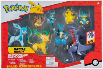 Ігровий набір фігурки Покемон Pokemon Battle Figure Pikachu, Riolu, Munchlax,Lucario, Leafeon, Glaceon,Garchomp,Eevee