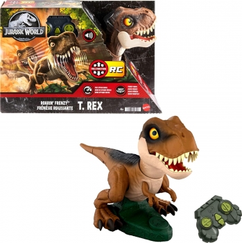 Динозавр Тиранозавр Рекс Roarin’ Frenzy T-Rex RC Tyrannosaurus Rex Dinosaur Jurassic World  Mattel 