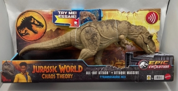 Динозавр Тиранозавр Рекс Світ Юрського періоду: Теорія хаосу  Jurassic World Chaos Theory All-Out Attack Tyrannosaurus Rex 