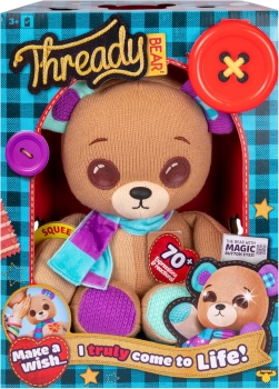 Інтерактивний Ниткоподібний Ведмідь Треді гудзик Thready Bear