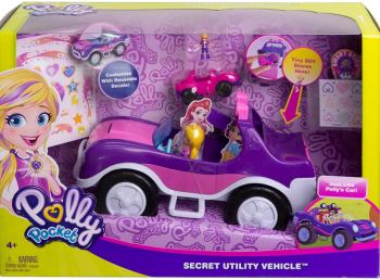 Ігровий набір Поллі Покет Авто пригоди Джип Кишеньковий Світ Polly Pocket S.U.V Adventure Wheels