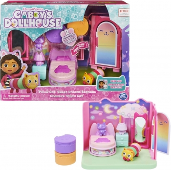 Ігровий набір Ляльковий будиночок Габбі спальня Gabby’s Dollhouse Sweet Dreams Bedroom Pillow Cat