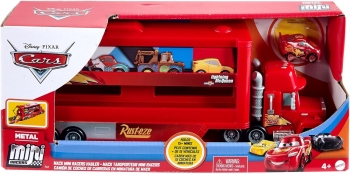 Трейлер транспортер Тачки Маквін Тачки Тягач Disney Pixar Cars mini racers transporter vehicle