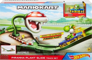 Ігровий набір Трек Хот Вілс Маріо Карт Hot Wheels Mario Kart Round Racecourse Track Piranha Plant 