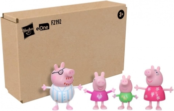Ігровий набір сім'я свинки Пеппи Пеппа Піжамна вечірка  Peppa Pig Family Bedtime Pajama 