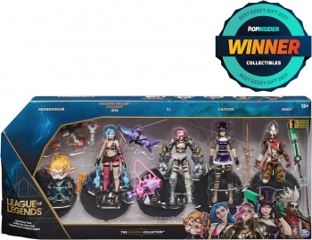 Набір колекційних фігурок League of Legends Jinx, Heimerdinger, Vi, Caitlyn,  Ekko  Хеймердінгера, Ві, Кейтлін, Екко та Джинкса 10 cm