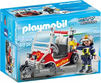 Конструктор Playmobil Плеймобіл Playmobil 5398 Пожарный квадроцикл 