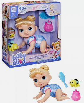 Лялька Бебі Елайв бджілка Baby Alive Crawl 'n Play Harper Hugs Electronic Crawling