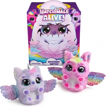 Інтерактивна іграшка сюрприз Hatchimals в яйці  Хетчімалс Hatchimals Alive Mystery Hatch Pufficorn