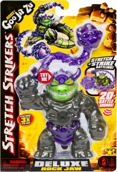 Фігурка тягнучка стретч антистрес Гуджитсу Heroes of Goo Jit Zu Рок Джо Stretchy  Action Figure Rock Jaw 