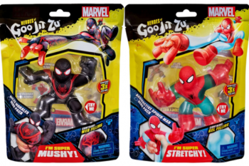 Фігурка 2шт. тягнучка стретч антистрес Гуджитсу Heroes of Goo Jit Zu Людина Павук Майлс Моралес  Marvel Spider-Man Miles Morales