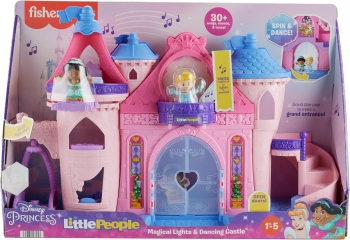 Замок принцеси з фігурками Fisher-Price Princess Little People Dancing Castle Cinderella Jasmine 