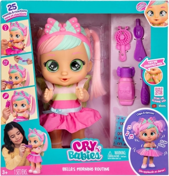 Інтерактивна Лялька Край Бебі Ранкова рутина Белла  Cry Babies Bella's Morning Routine 