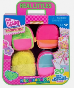 Модна колекція неонових рюкзаків шопкінс Shopkins Real Littles Neon Backpack Fashion Collection