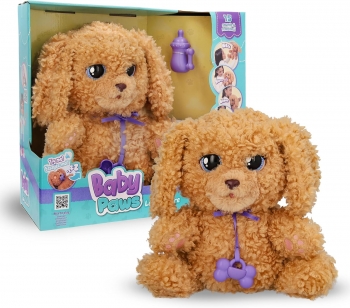 Інтерактивна іграшка Грайливе цуценя лабрадудля  Baby Paws Love & Care Labradoodle Interactive Plush Puppy