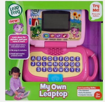 Іграшковий ноутбук із екраном  LeapFrog Touch My Own Leaptop  рожевий 