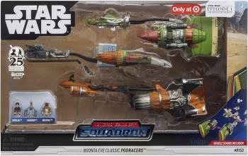 Набір Зоряні Війни Ескадрилья  Star Wars Micro Galaxy Squadron Boonta Eve Classic Podracer Vehicles