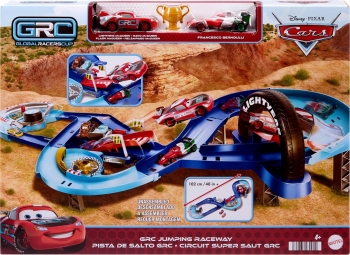 Гоночний Трек МакКвін Траса для стрибків Тачки  Pixar Cars McQueen Global Racers Cup Set Дісней Mattel Disney