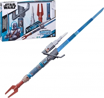Набір Зоряні Війни Світовой Меч Мандалорця Star Wars Lightsaber Forge Mandalorian Masterworks Darksaber